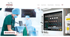 Desktop Screenshot of primemedical.com.br