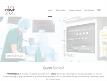 Tablet Screenshot of primemedical.com.br